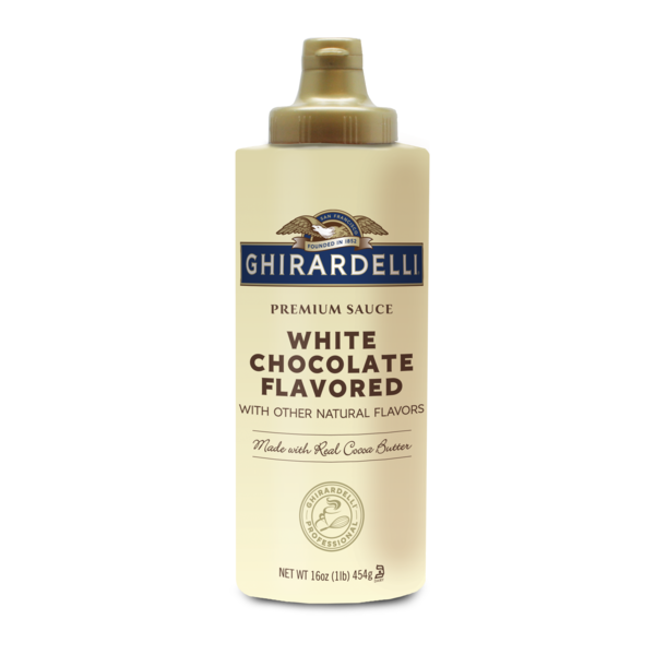 Ghirardelli White Chocolate Sauce 16 oz., PK12 41264
